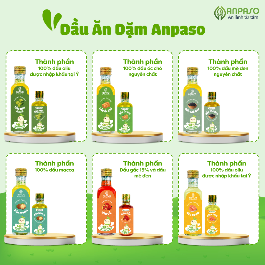 Dầu ăn dặm Anpaso