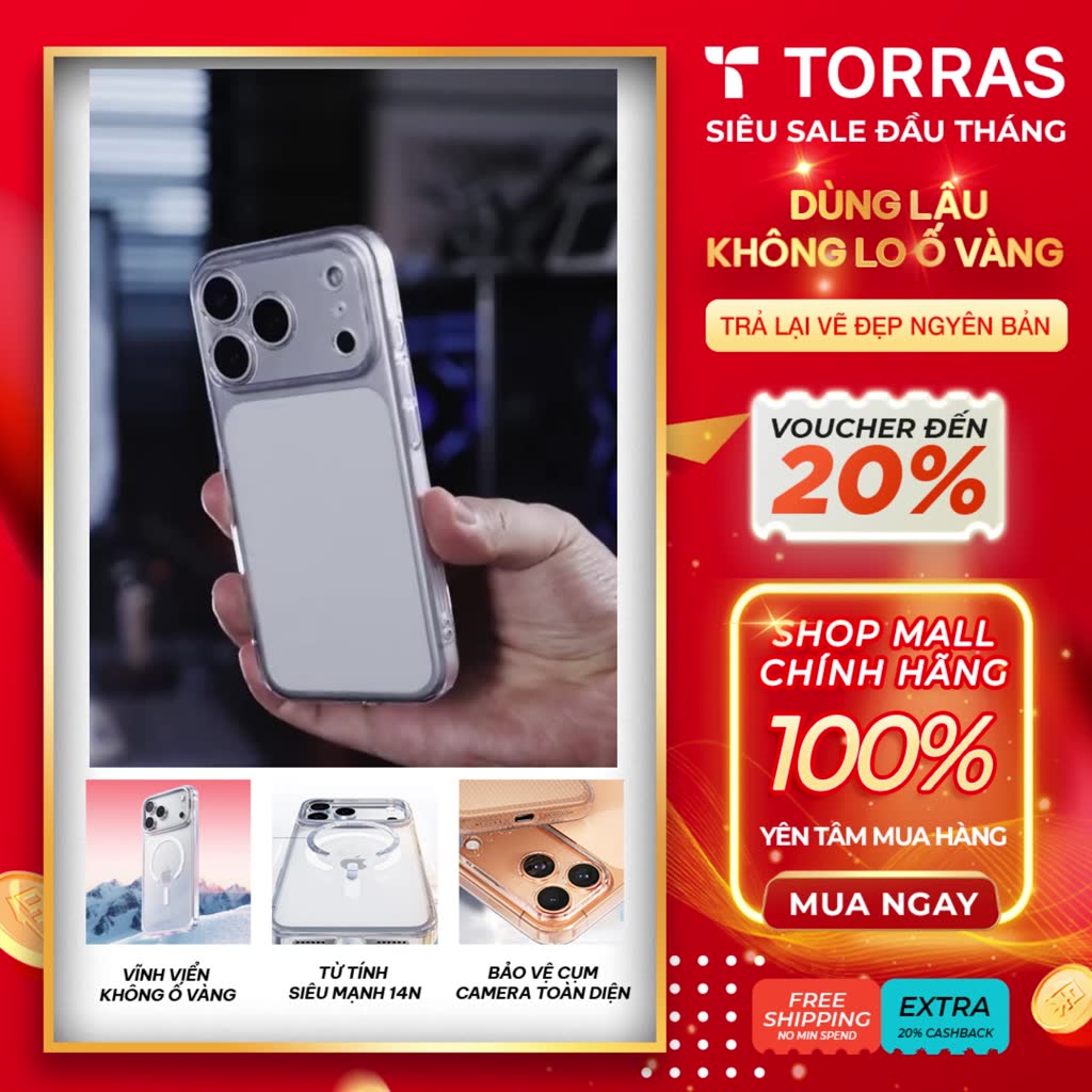 Ốp lưng TORRAS Clear