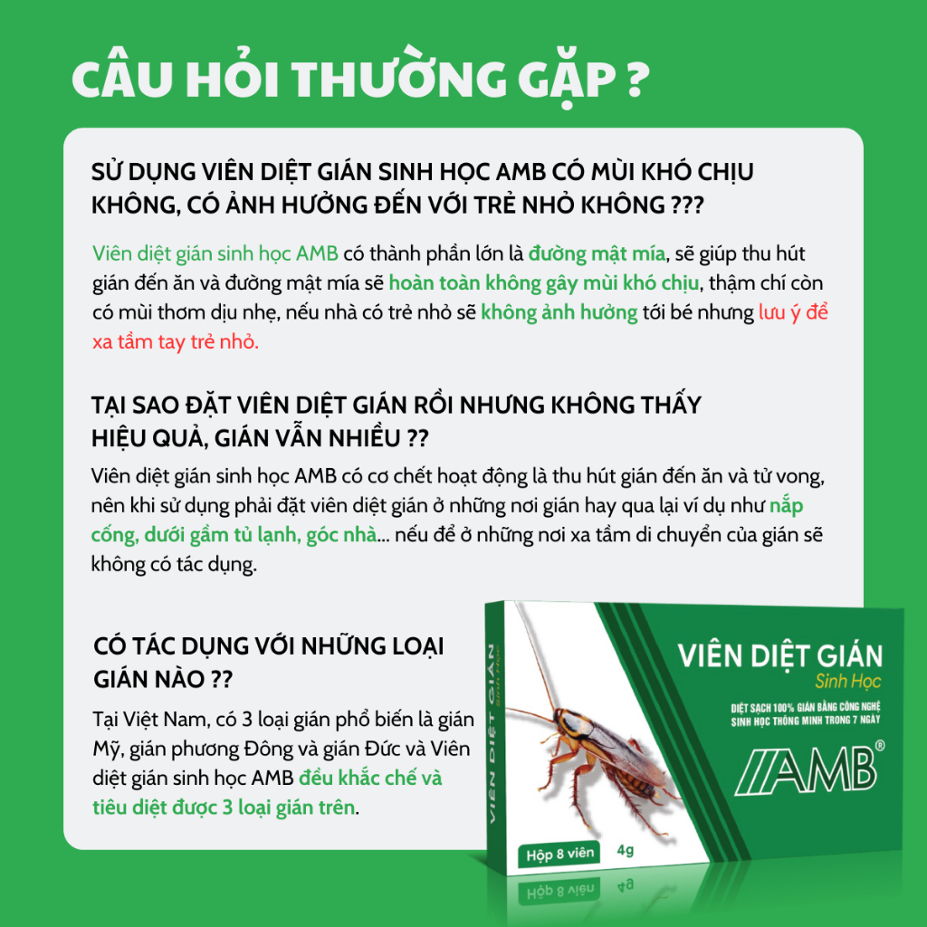 Viên diệt gián AMB