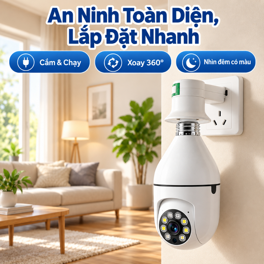 Camera Bóng Đèn V380