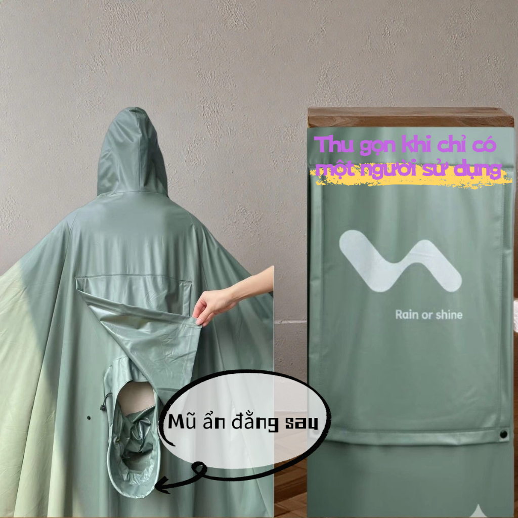 Áo Mưa Trong Suốt