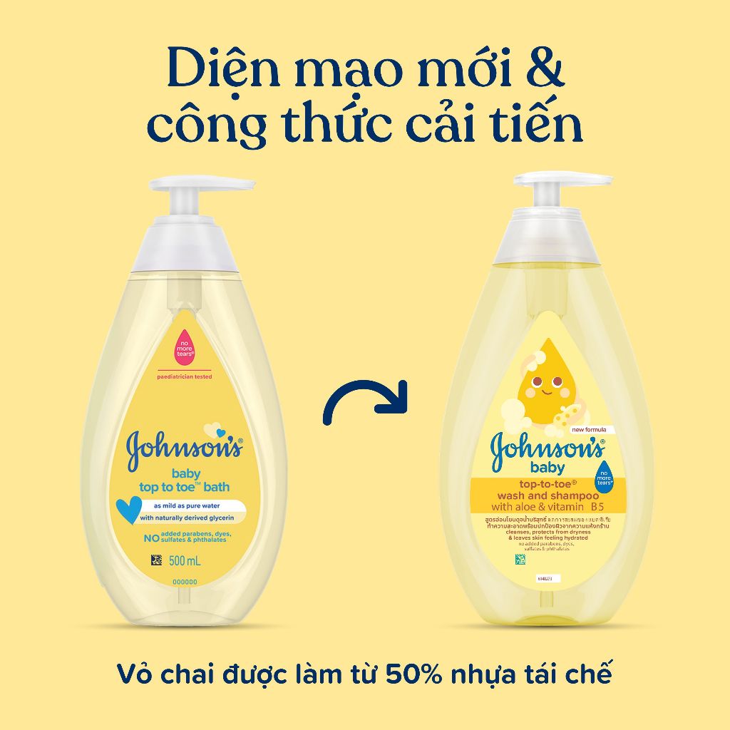 Johnson's Baby Top-To-Toe 500ml