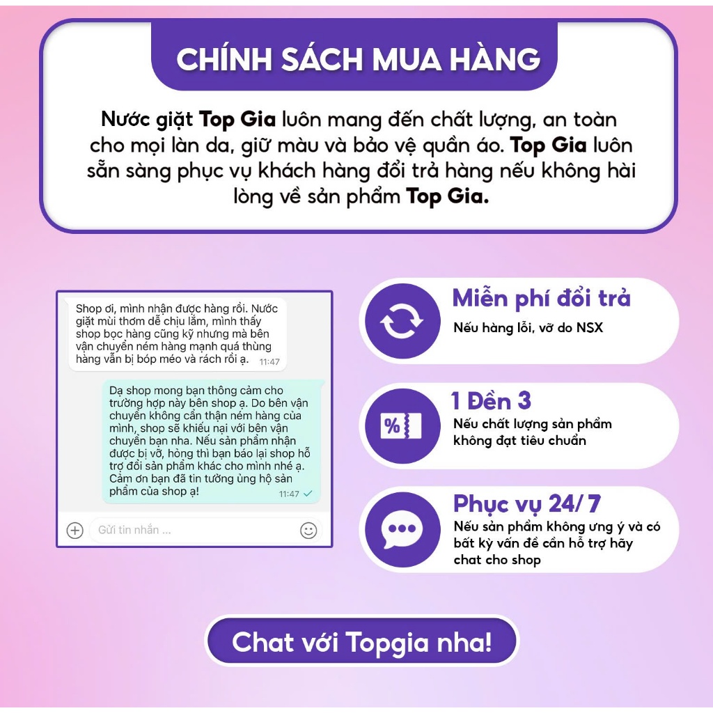 Nước Giặt TopGia