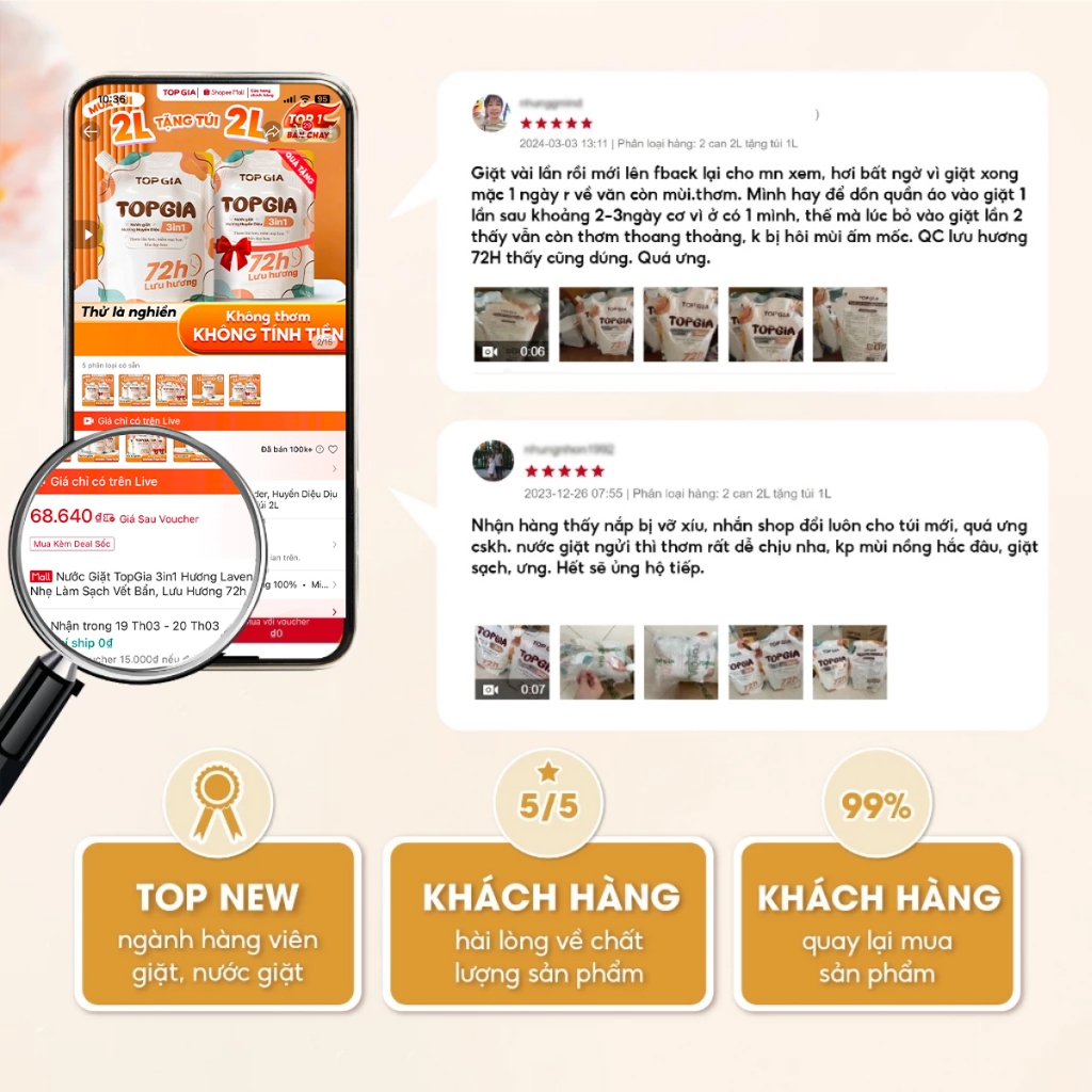 TopGia 3in1 Hương Huyền Diệu