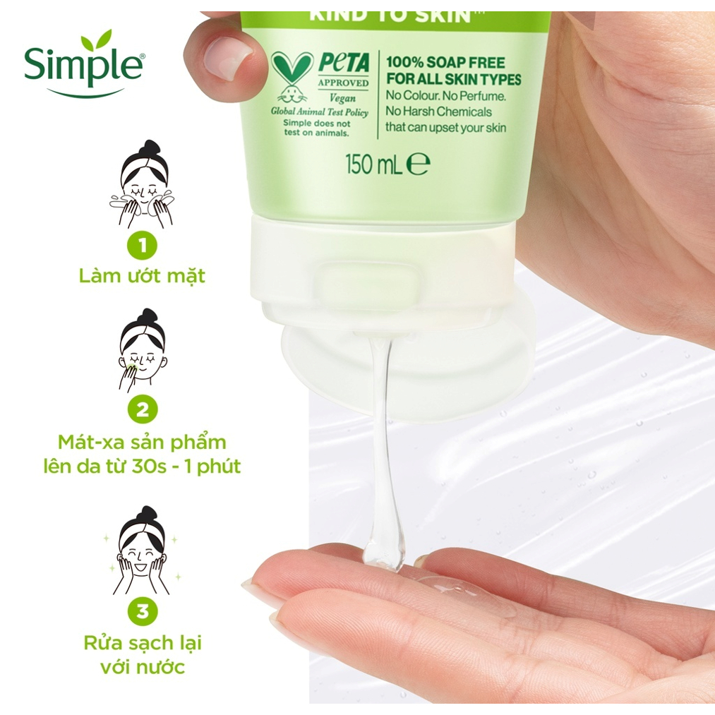 Combo Sữa Rửa Mặt Simple 150ml