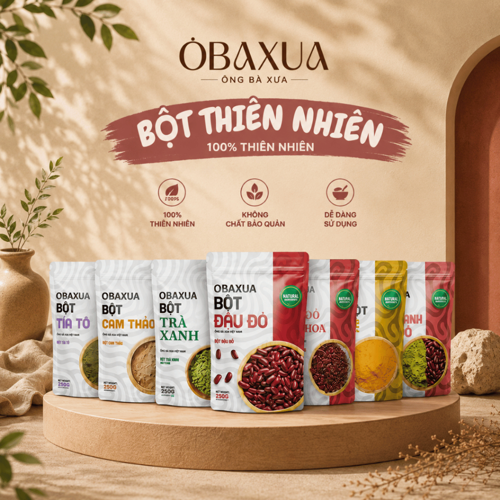 Bột Thiên Nhiên OBAXUA