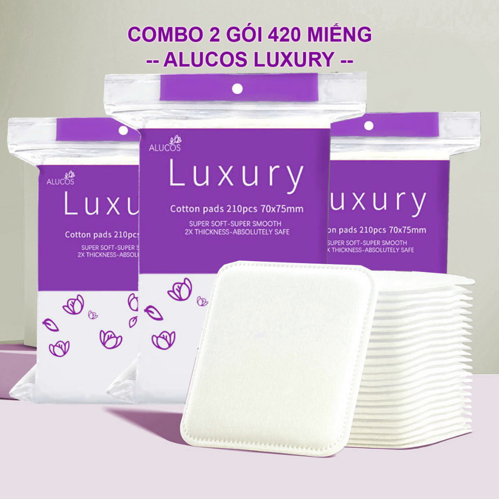 Bông Tẩy Trang Alucos Luxury