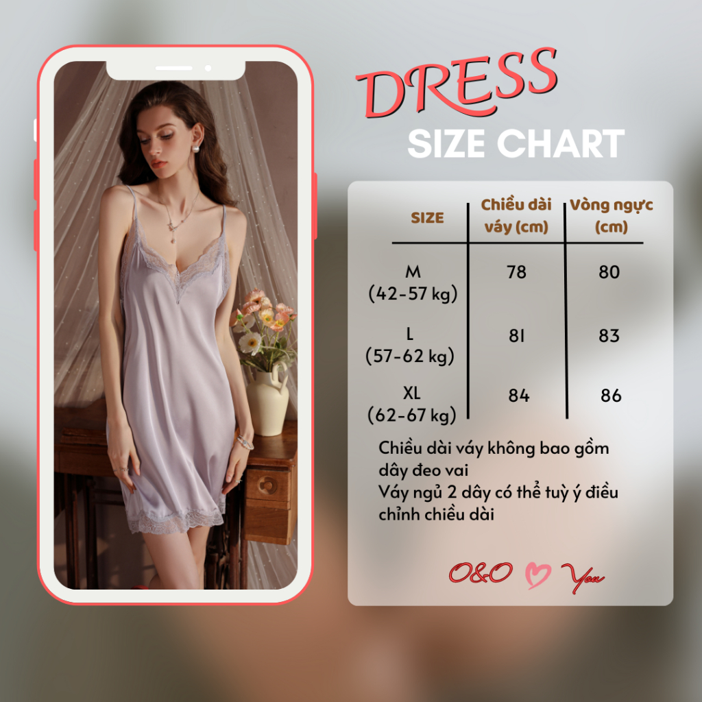 Đầm ngủ O&O A16988