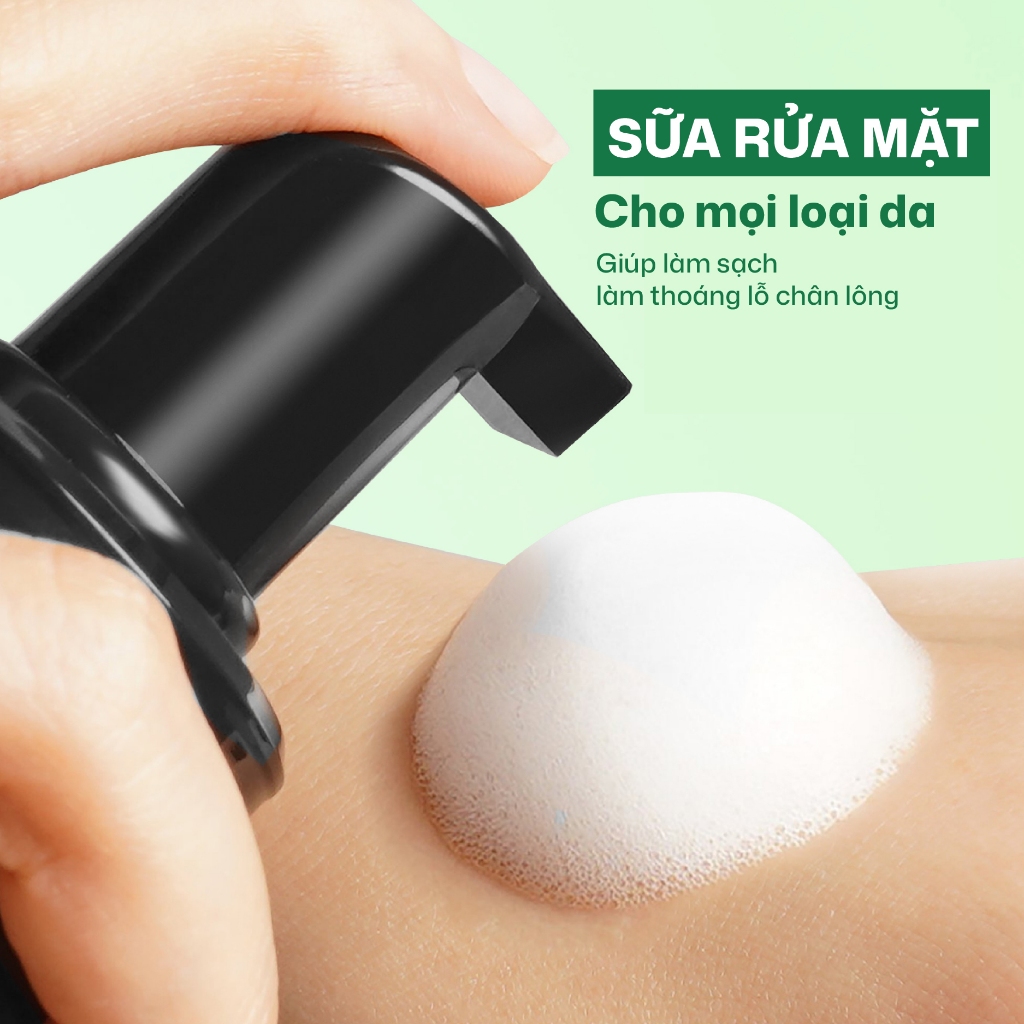 Sữa Rửa Mặt Tạo Bọt Cỏ Mềm
