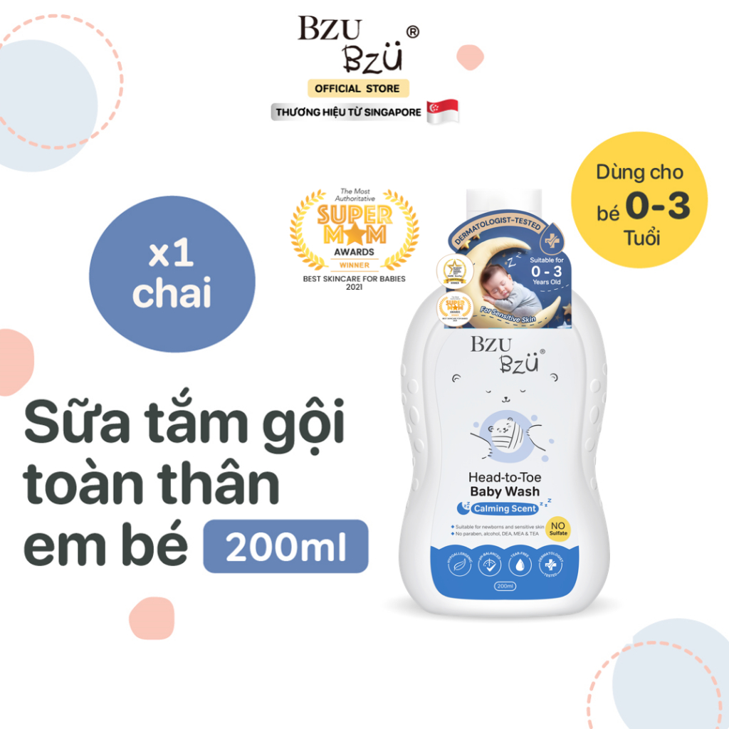 BZU BZU Head to Toe Baby Wash