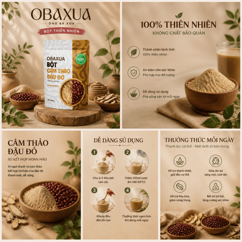Bột Thiên Nhiên OBAXUA