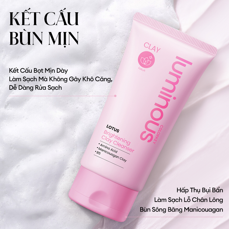 Sữa rửa mặt Colorkey Luminous