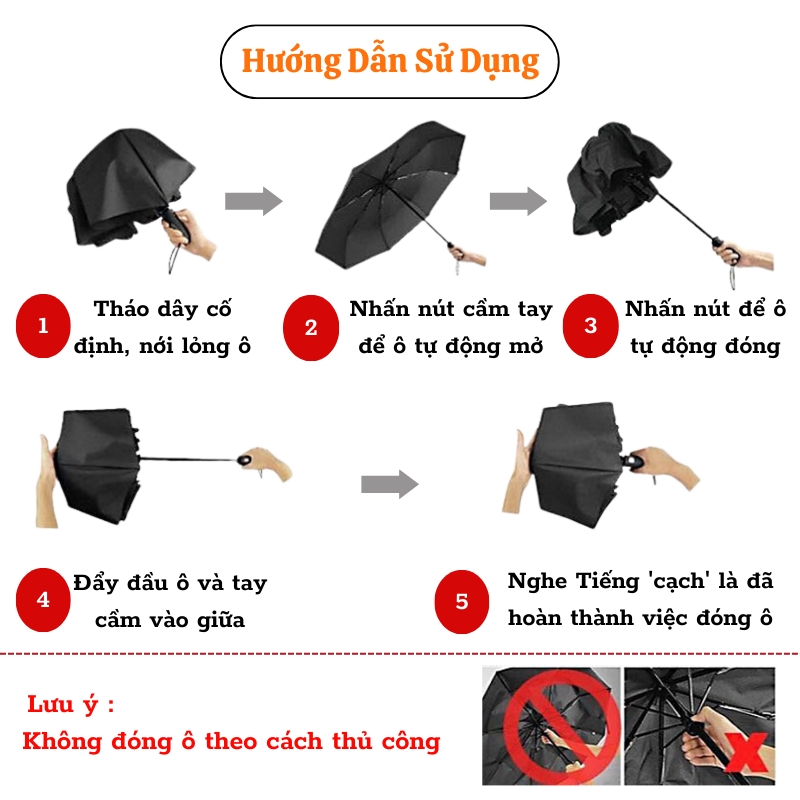 Dù Gấp Gọn ASAKI