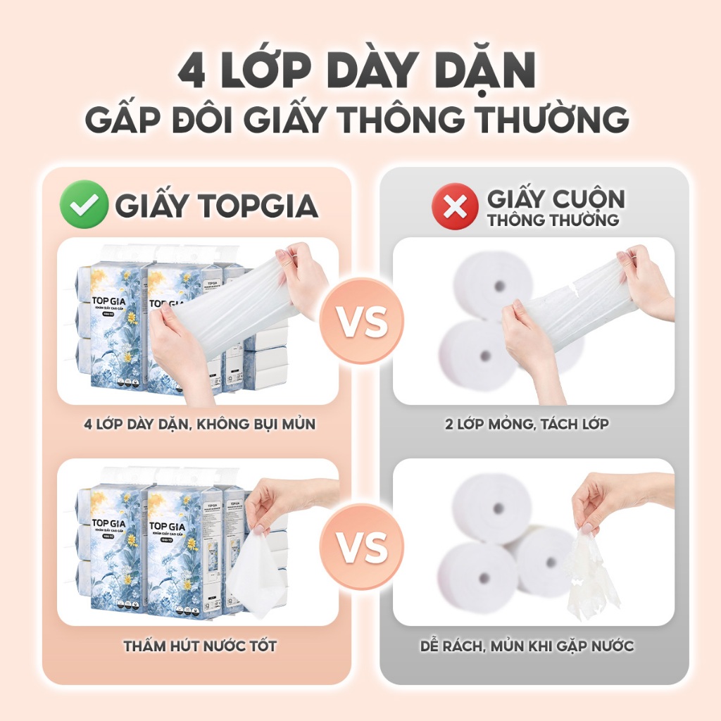 Khăn giấy TopGia Mộc an