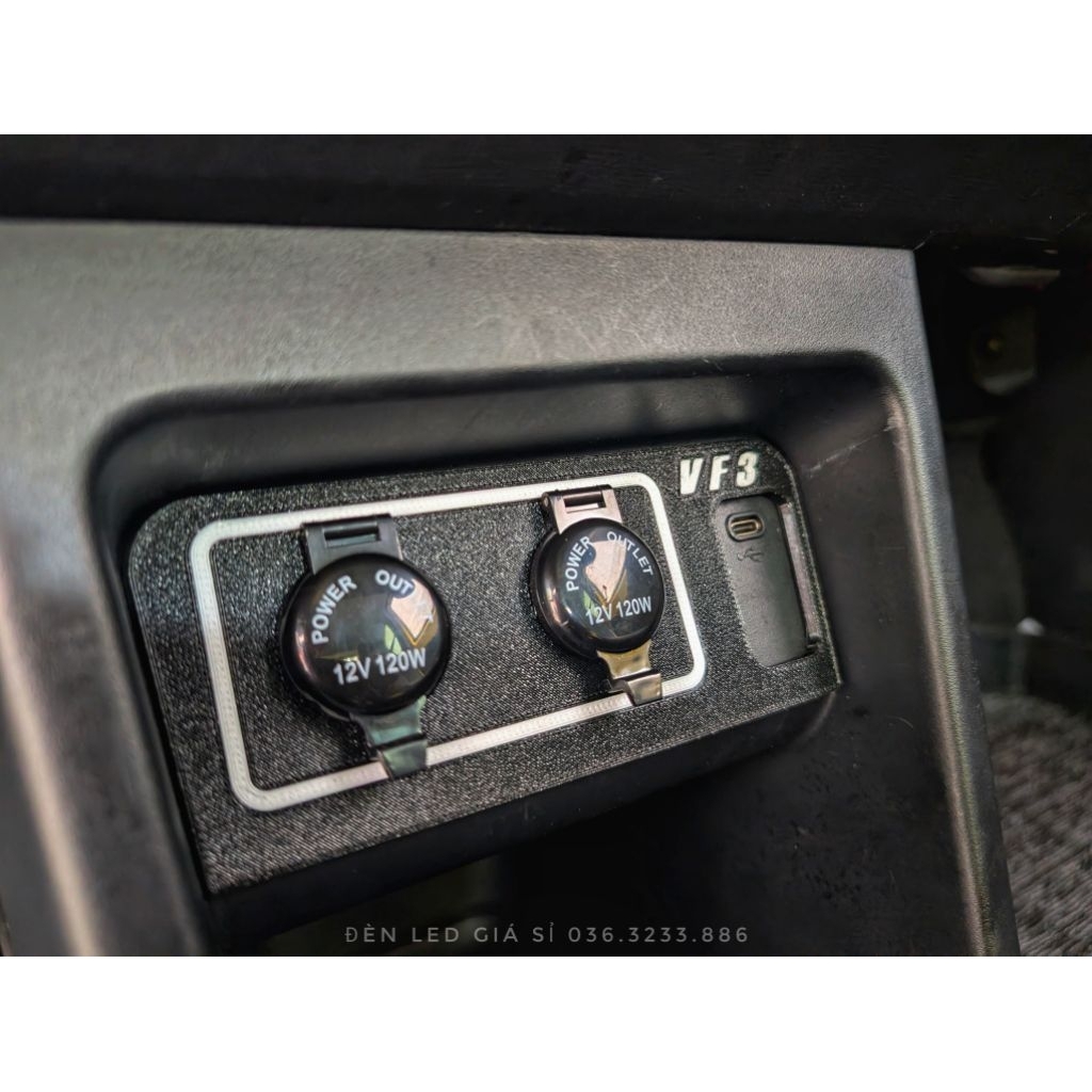 Box tẩu 12V VF3 TNlight