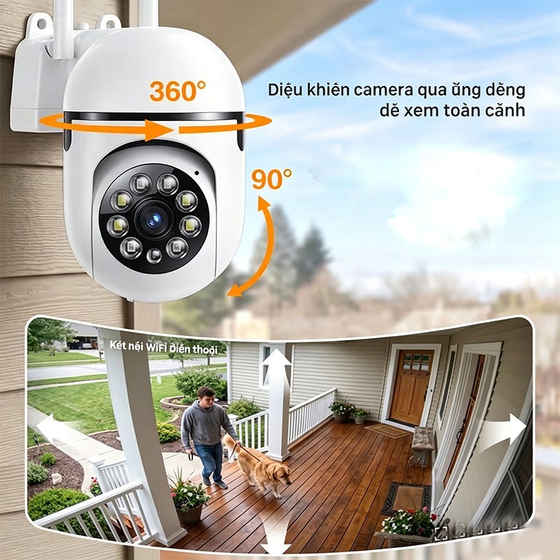 Camera WiFi PTZ 1080P