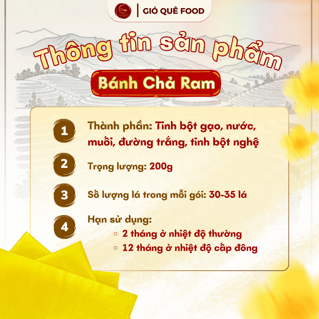 Bánh Chả Ram Gió Quê