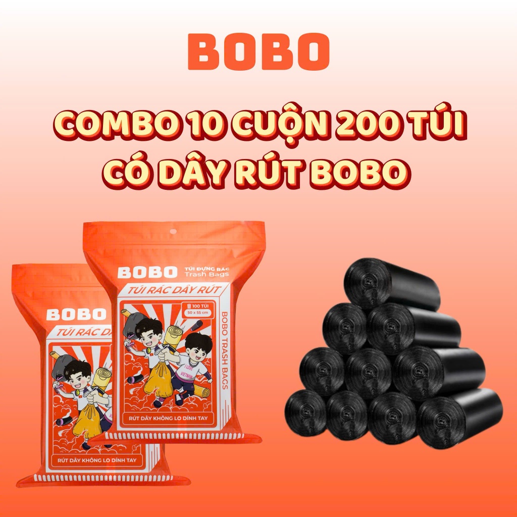 Túi rác dây rút BoBo