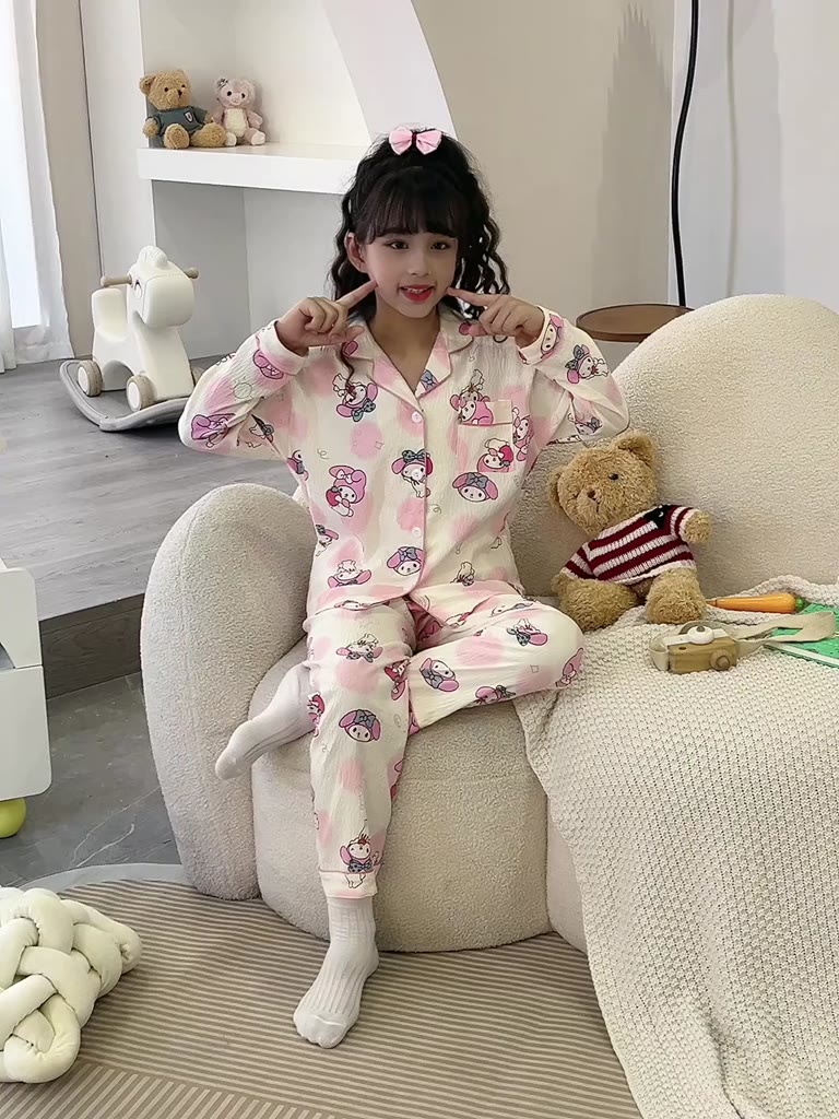 Bộ Ngủ Bé Gái CLOUDCOTTON