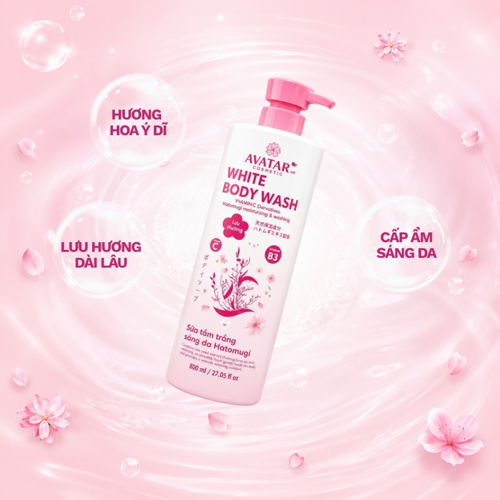 Sữa Tắm Avatar White Body Wash