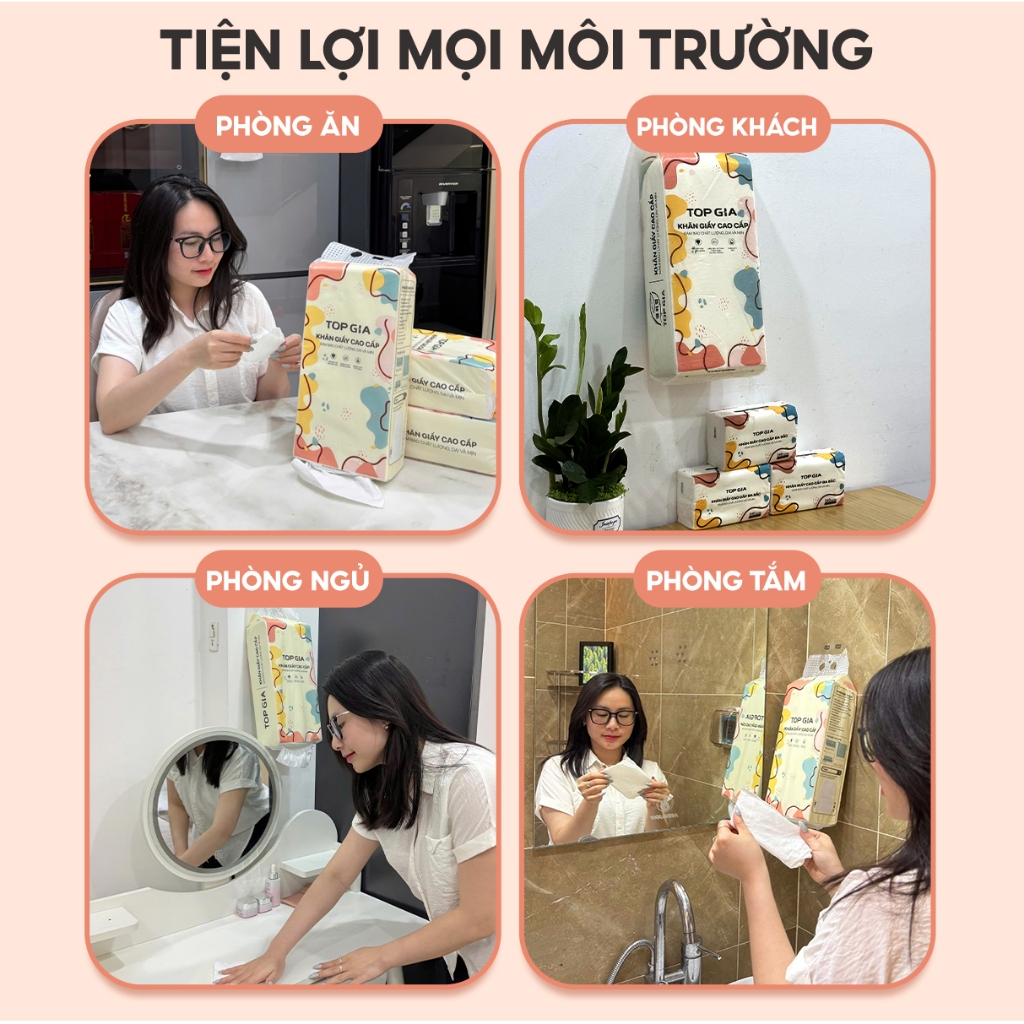 Giấy Rút Top Gia Đa Sắc