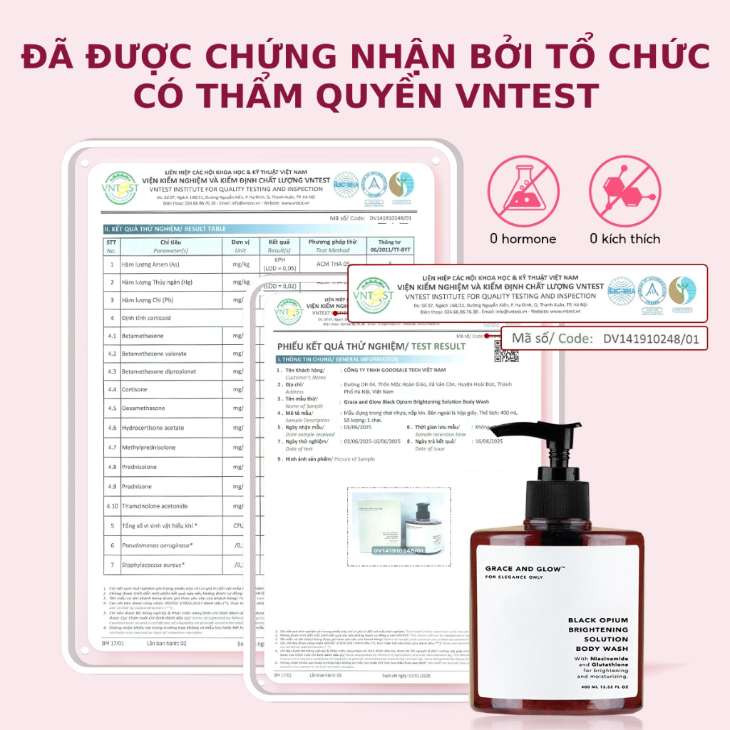 Sữa tắm Grace and Glow