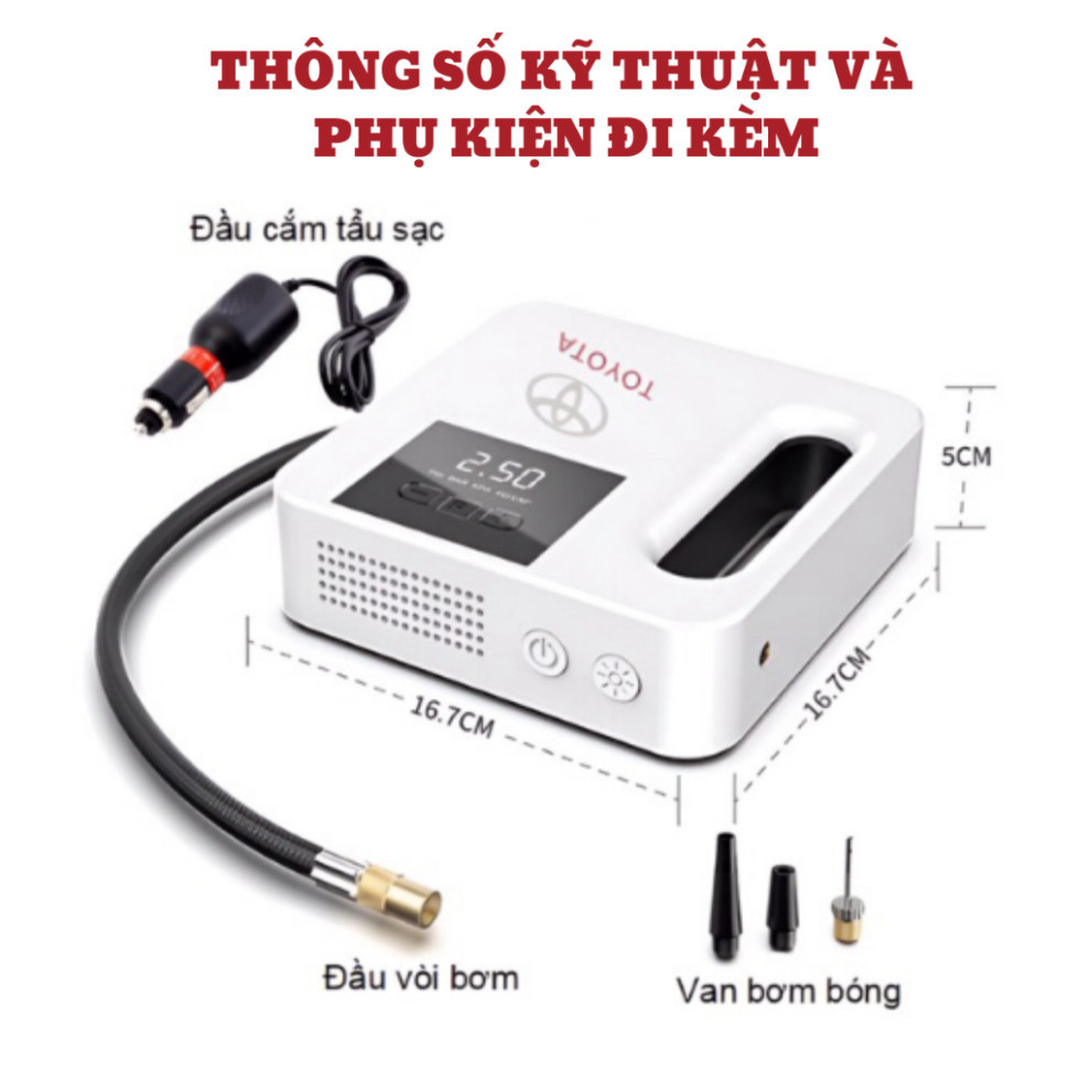 Máy Bơm Lốp Toyota