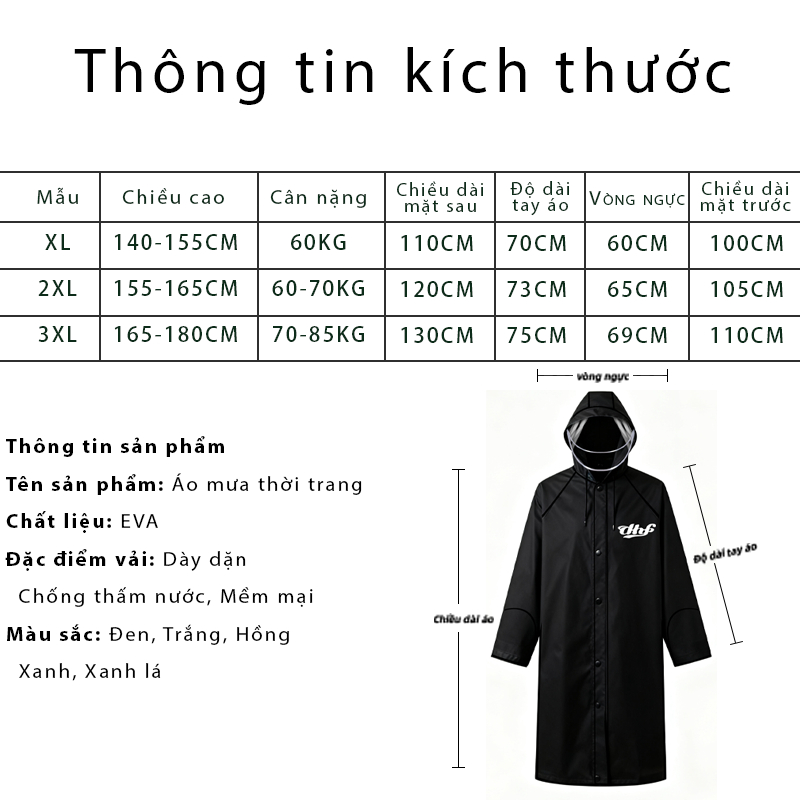 Áo Mưa DHF Phi Hành Gia