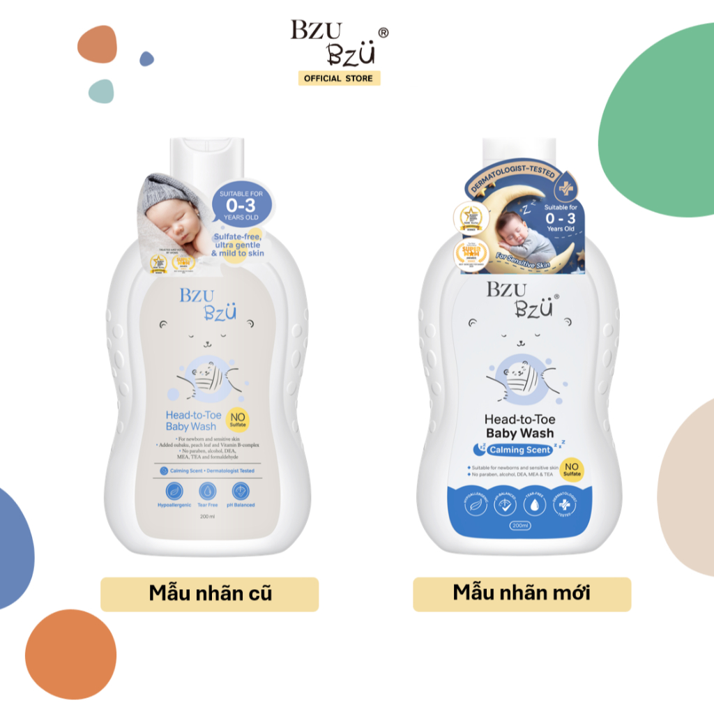 BZU BZU Head to Toe Baby Wash