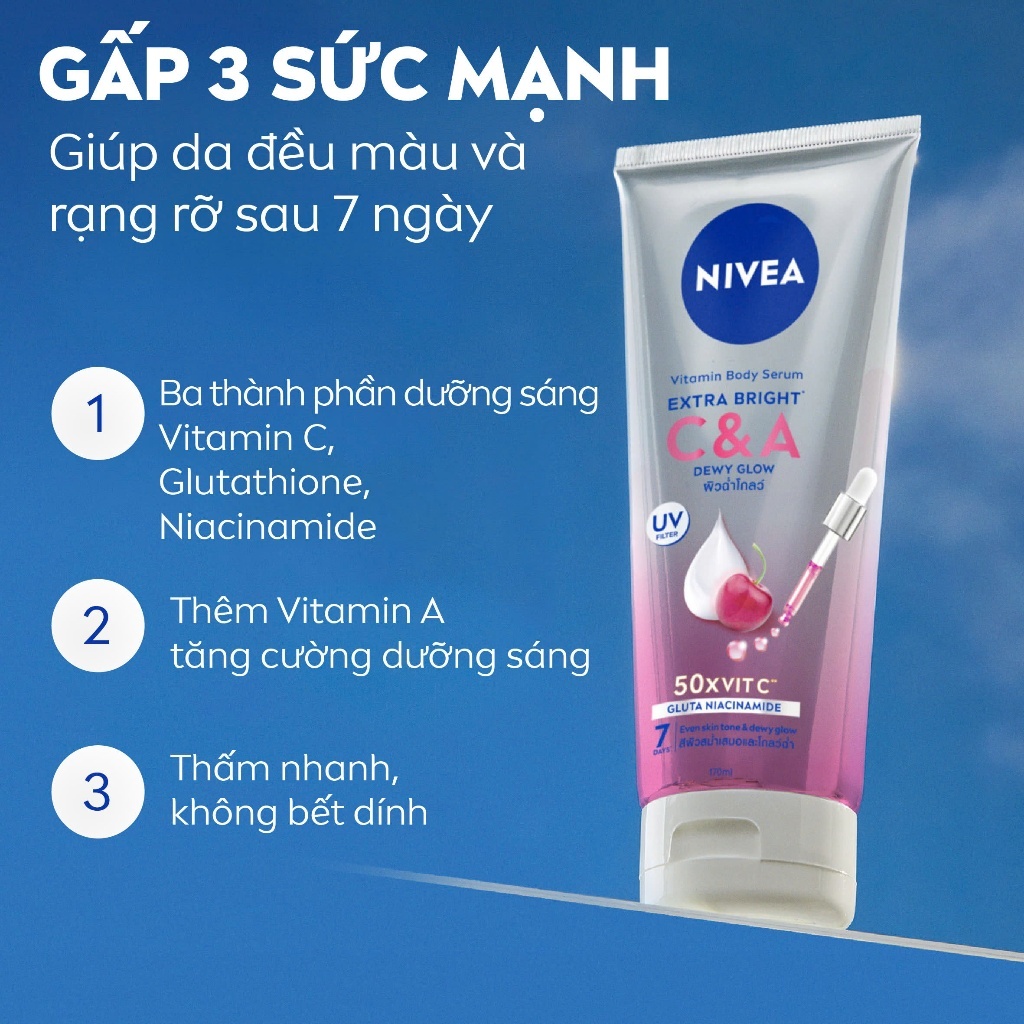 NIVEA Vitamin Serum Dưỡng Thể