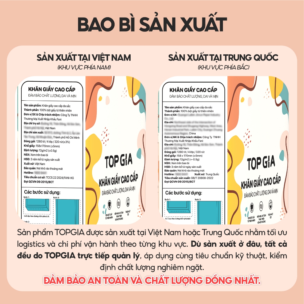 Giấy Rút Top Gia Đa Sắc