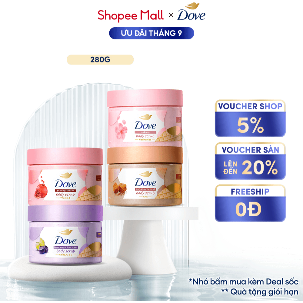 Dove Body Scrub 280G