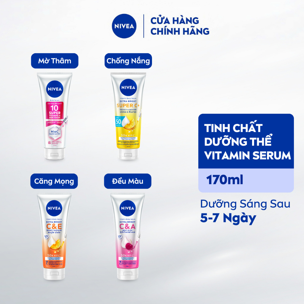NIVEA Vitamin Serum Dưỡng Thể