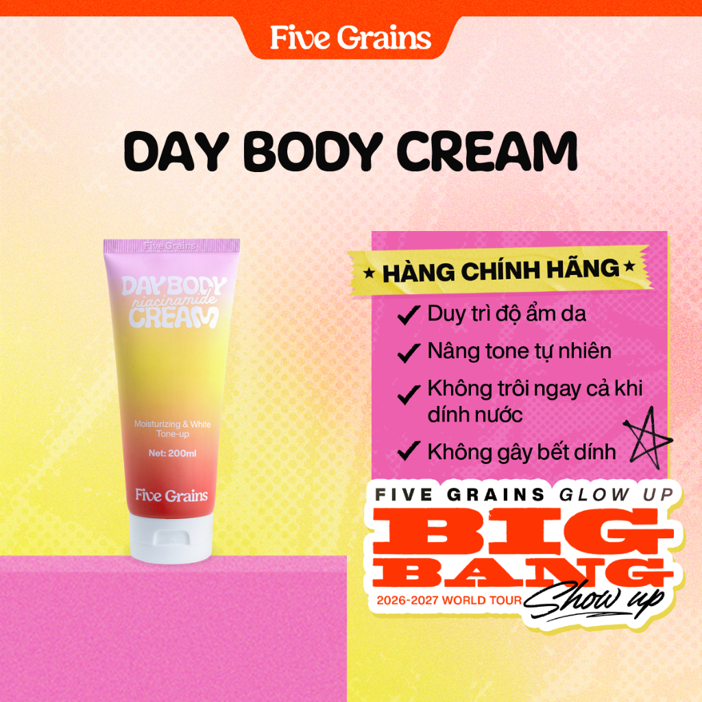 Five Grains Day Body Cream