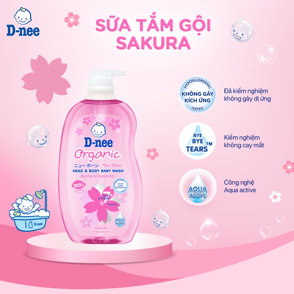 Sữa tắm gội D-nee