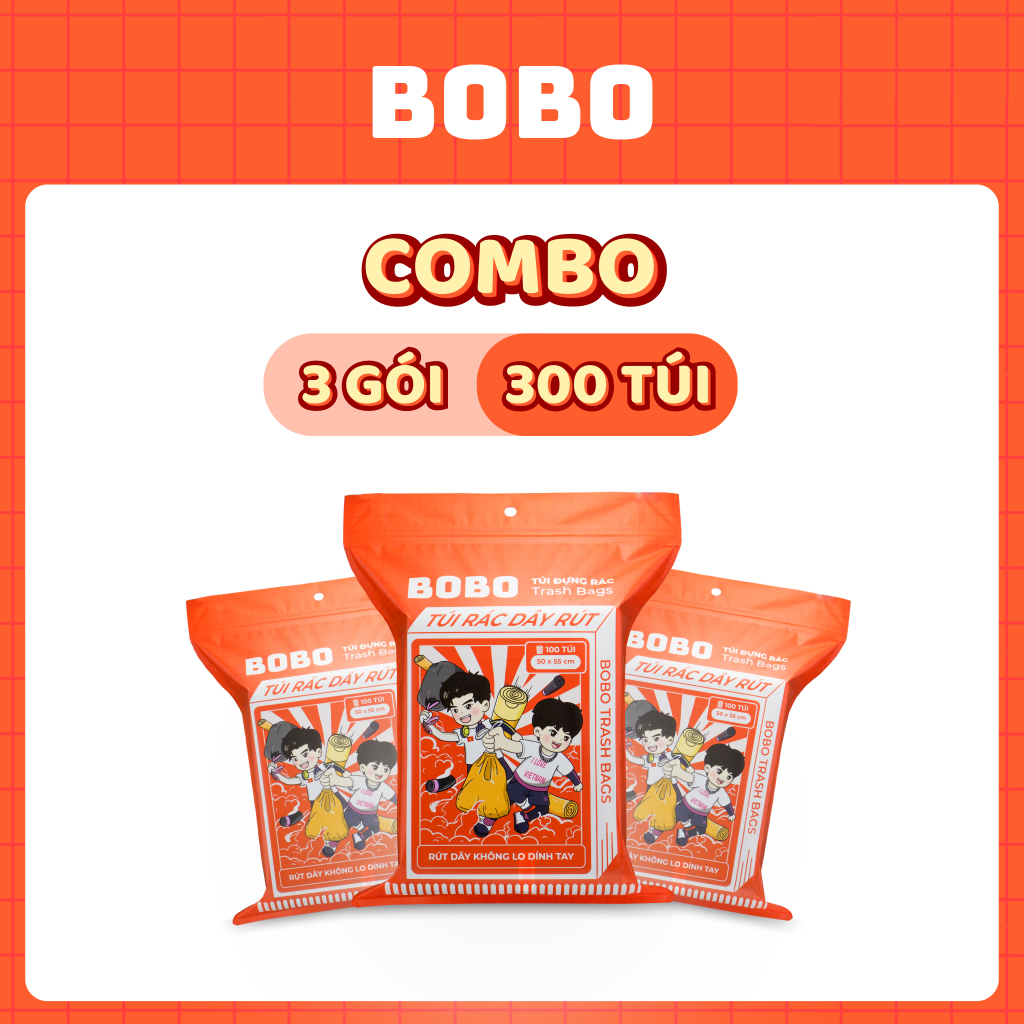 Túi rác dây rút BoBo