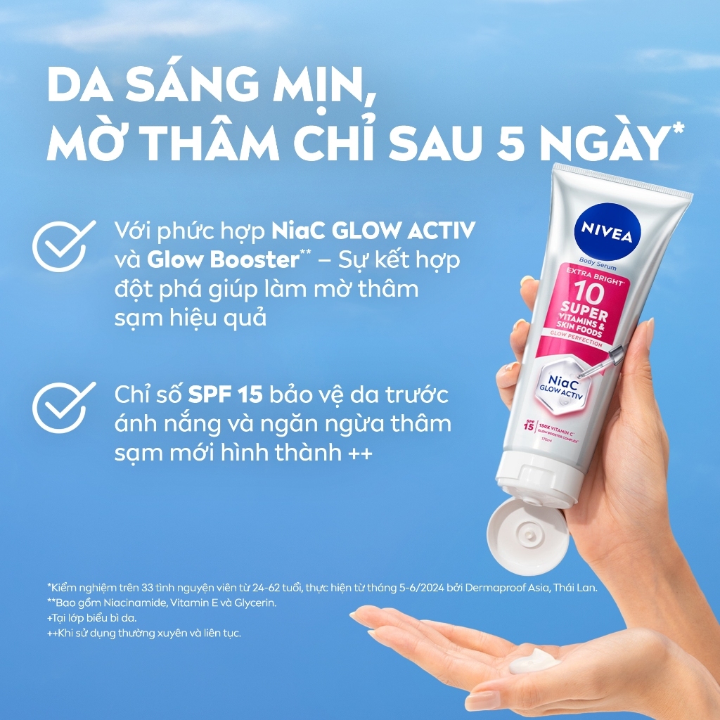 NIVEA Vitamin Serum Dưỡng Thể