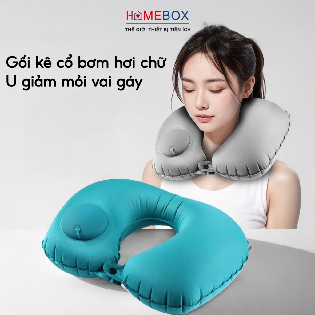 Gối Cổ Bơm Hơi