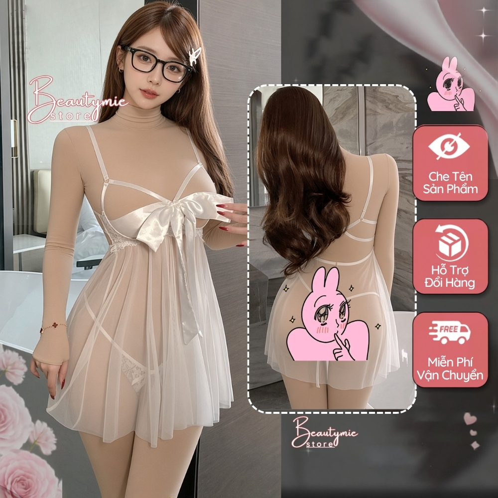 Váy Ngủ Voan Lưới DN05