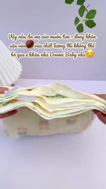 Khăn Sữa Muslin Doomi Baby