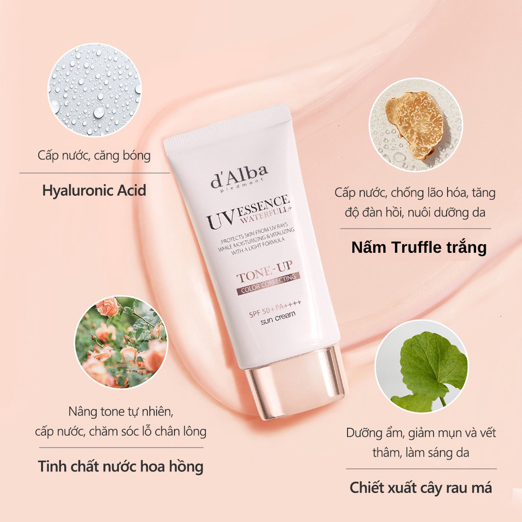 d'Alba Waterfull Tone-Up Sun Cream