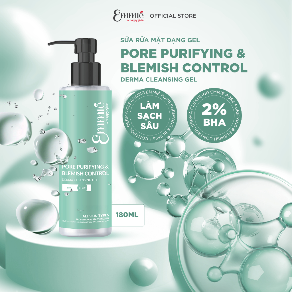 Emmié Combo Gel Rửa Mặt B5 & BHA