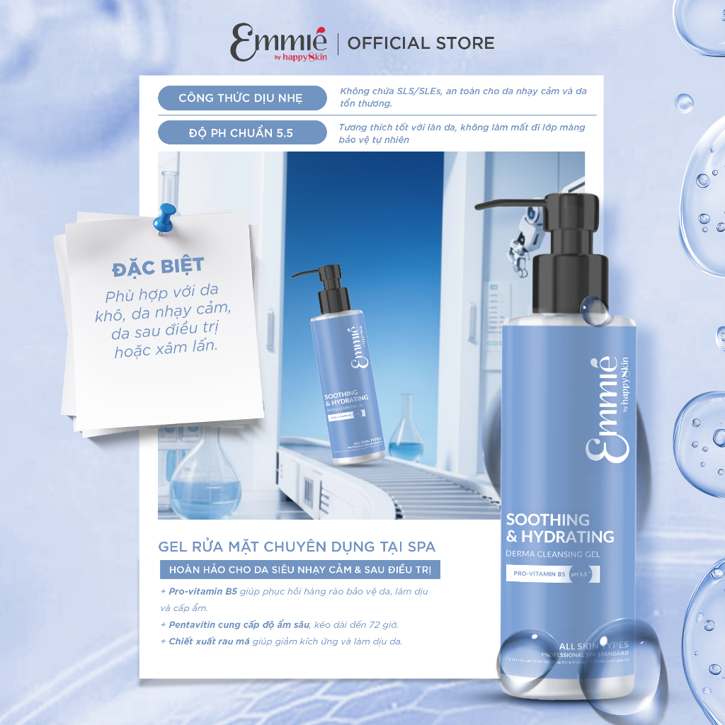 Emmié Combo Gel Rửa Mặt B5 & BHA