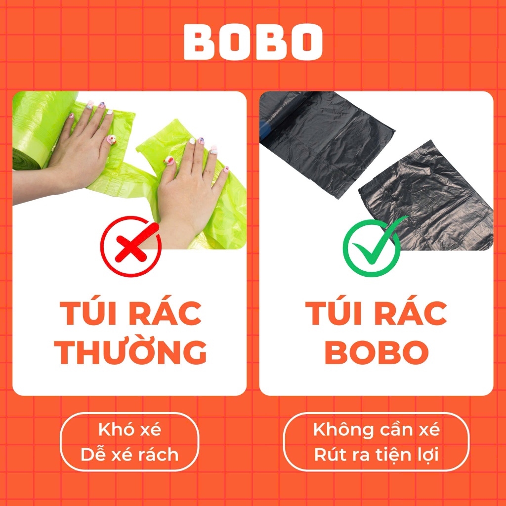 Túi rác dây rút BoBo
