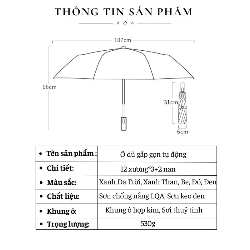 Dù Gấp Gọn ASAKI