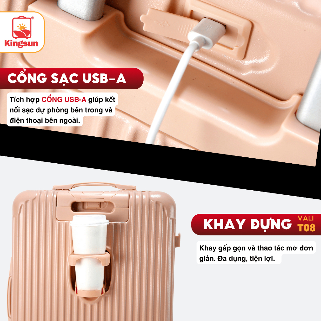 Vali du lịch Kingsun