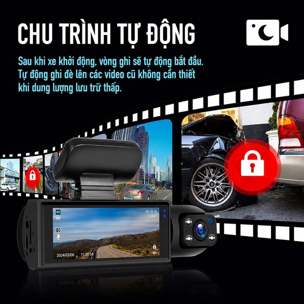 Cam Hành Trình Fuji WiFi