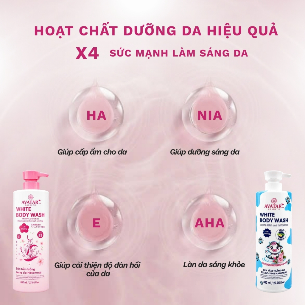 Sữa Tắm Avatar White Body Wash
