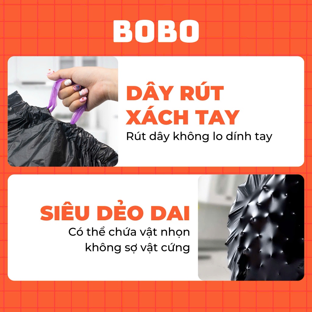 Túi rác dây rút BoBo