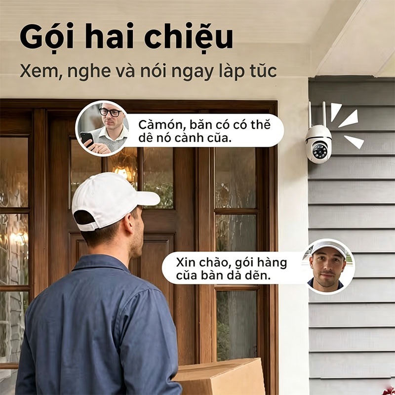 Camera WiFi PTZ 1080P